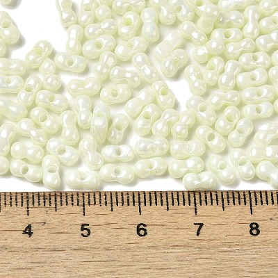 Opaque Colours Luster Glass Seed Beads SEED-B001-01A-01-1