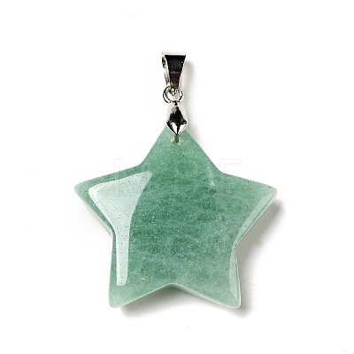 Natural Green Aventurine Pendants G-I319-04P-02-1