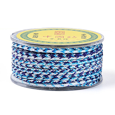 11M Braided Nylon Chinese Knot Cord WCOR-B001-2mm-15-1