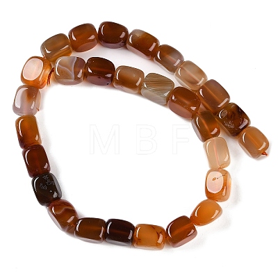 Natural Red Agate Beads Strands G-M403-D05-01-1