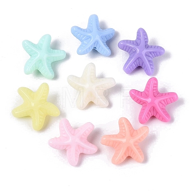 Opaque Plastic Beads KY-N025-32-1