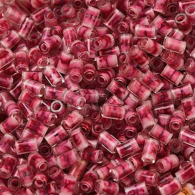 Two Tone Inside Colours Transparent Glass Seed Beads SEED-C004-05F-1