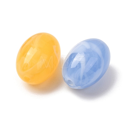 Two-Tone Imitation Gemstone Acrylic Beads AC-CBA7B05-03-1