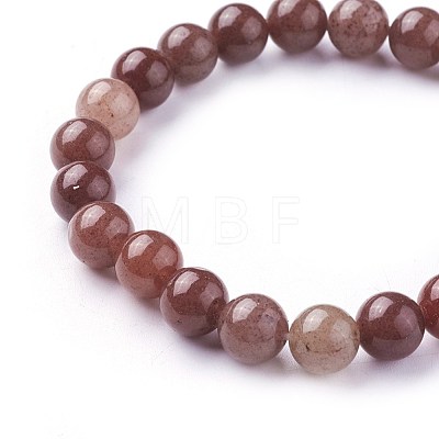 Natural Purple Aventurine Beads Stretch Bracelets BJEW-F380-01-B11-1