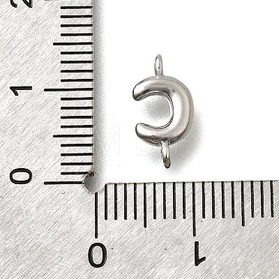 Brass Connector Charms KK-P295-01P-C-1