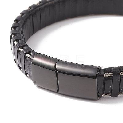Leather Cord Bracelets BJEW-E352-11C-B-1
