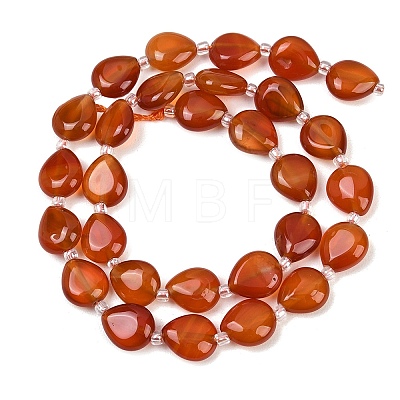 Natural Carnelian Beads Strands G-K393-E02-10x12-1