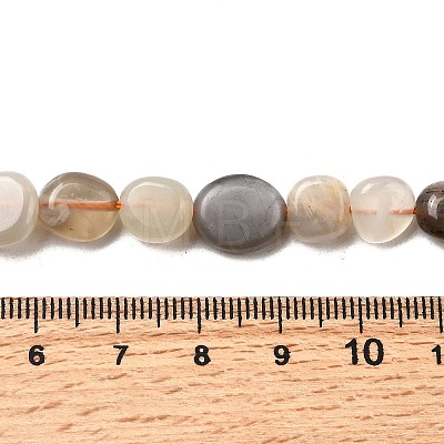 Natural Multi-Moonstone Beads Strands G-F547-06-B-1