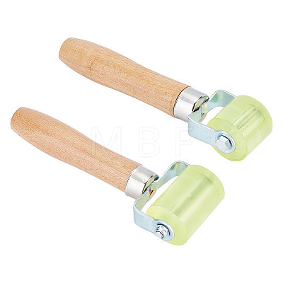 Olycraft 2Pcs 2 Style Rubber Car Tyre Repair Rollers TOOL-OC0001-65-1