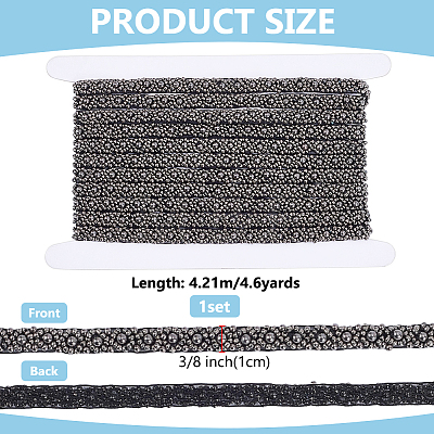 4.6Yards Resin Beaded Trim OCOR-FG0003-44A-1