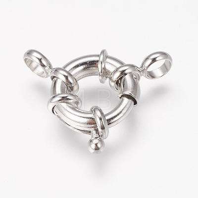 Brass Spring Ring Clasps KK39-1