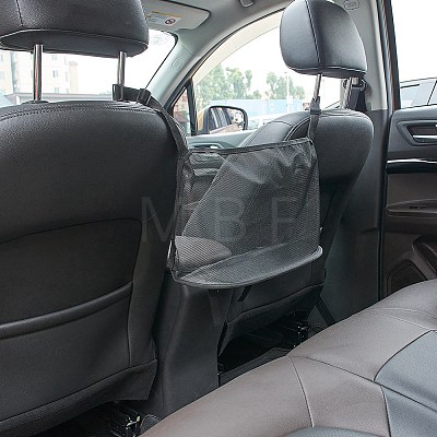 Gorgecraft Universal Auto Car Seat Storage Mesh Organizer With Hook Pouch Holder Trunk And Car Seat Organizer ST-GF0001-01-1