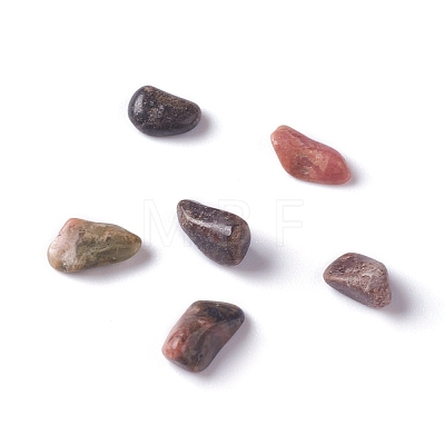 Natural Rhodonite Chip Beads G-M364-17-1