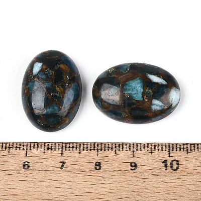 Dyed Synthetic Gemstone Cabochons G-T144-79B-1
