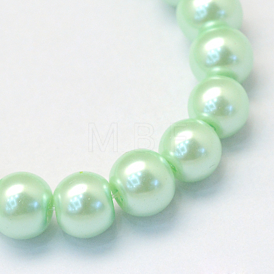 Baking Painted Glass Pearl Bead Strands HY-Q003-3mm-04-1