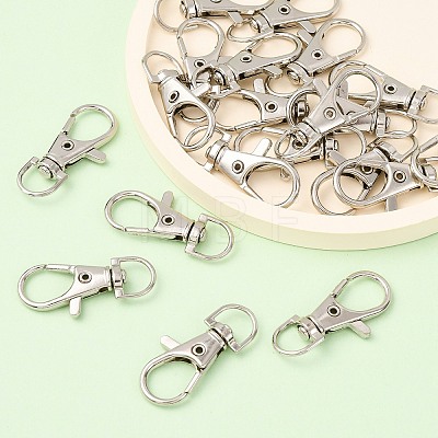 Alloy Swivel Lobster Claw Clasps E168-1