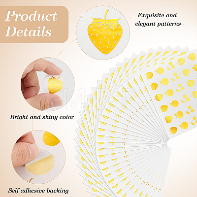 Round Dot Paper Sealing Stickers DIY-WH0349-137D-1