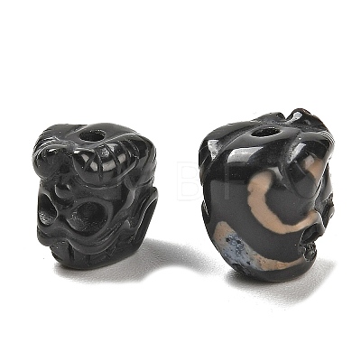 Tibetan Style dZi Beads TDZI-R002-01C-1