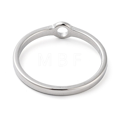 Non-Tarnish 304 Stainless Steel Finger Rings RJEW-E164-11P-7-1