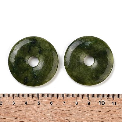 Natural Southern Jade Pendants G-K099-40mm-03-1