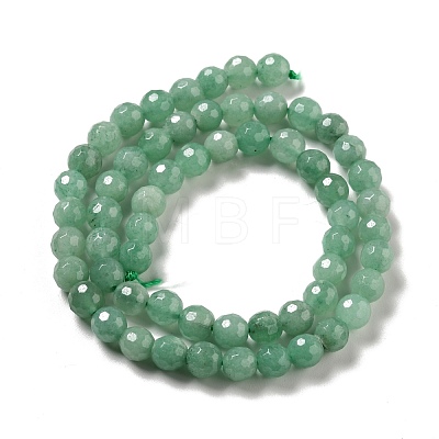 Natural Green Aventurine Beads Strands G-E571-40-1