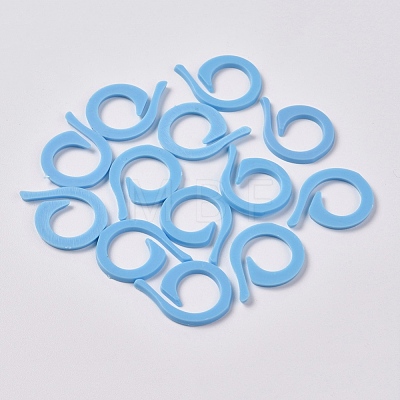 Plastic Counting Split Ring DIY-WH0152-24A-02-1