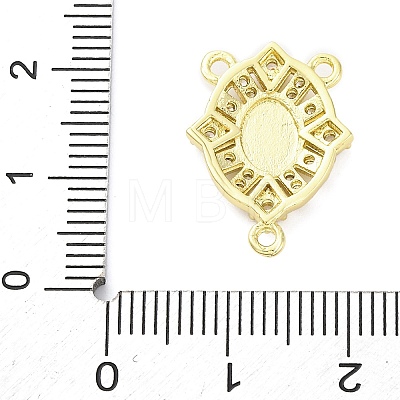 Brass Clear Cubic Zirconia Virgin Mary Chandelier Component Links KK-D325-07G-03-1