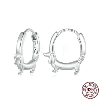 925 Sterling Silver Hoop Earrings FS-WG50B15-01-1