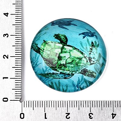 Glass Cabochons GGLA-T004-11D-1