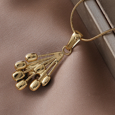 316 Surgical Stainless Steel Enamel White and Black Balloon Pendant Necklaces for Women GY8430-1