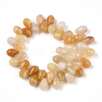 Natural Topaz Jade Beads Strands G-S357-C02-12A-1