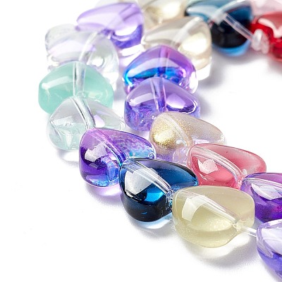 Transparent Glass Beads Strand GLAA-F112-01H-1