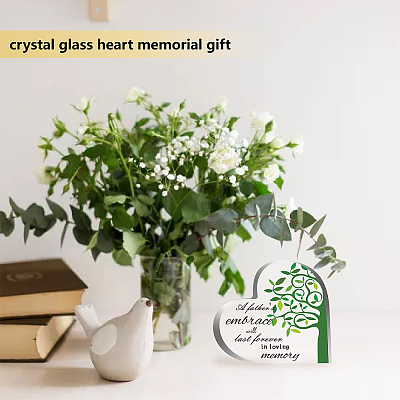 Heart-shaped with Word Acrylic Ornaments DJEW-WH0241-014-1