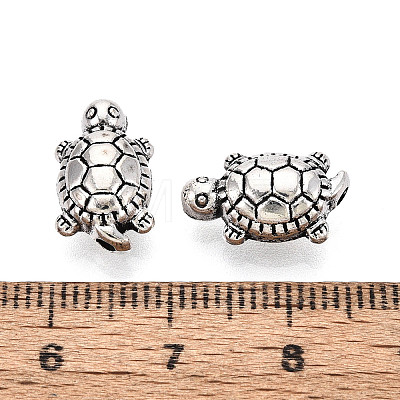 Tibetan Style Alloy Beads TIBEB-T004-08AS-1