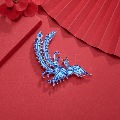Chinese Style Alloy Enamel Chandelier Components Links X-ENAM-E329-04A-S-1