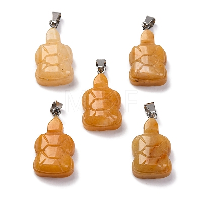 Natural Topaz Jade Pendants G-B127-06P-03-1