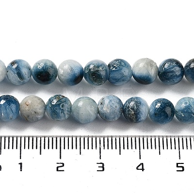 Natural Blue Ice Glacierite Stone Beads Strands G-G078-A01-01-1