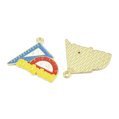 Alloy Enamel Pendants ENAM-L055-01L-02-1
