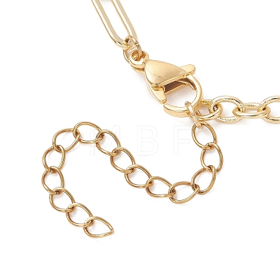 Brass Mixed Chain Bracelet Making AJEW-JB01561-1