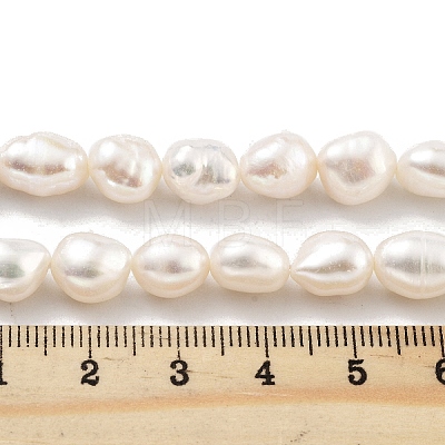 Natural Cultured Freshwater Pearl Beads Strands PEAR-P062-26G-1