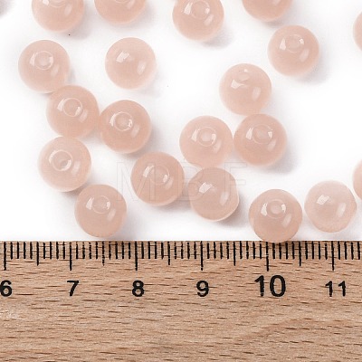 Imitation Jade Glass Seed Beads SEED-Z004-J8MM-01-1