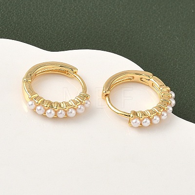 Brass Hoop Earrings EJEW-D337-14A-G-1