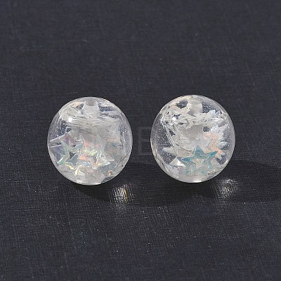 Luminous Transparent Resin Beads RESI-F073-03A-1