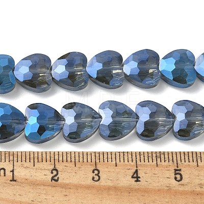 Electroplate Glass Beads Strands EGLA-L045-D-FR02-1