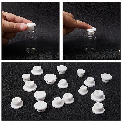 Gorgecraft 20Pcs 5 Style Silicone Bottle Seal Plug FIND-GF0004-32-1