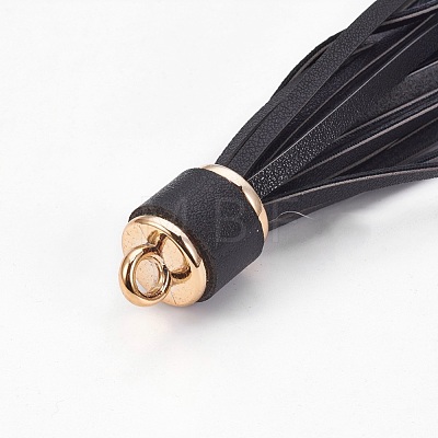 Imitation Leather Tassel Big Pendants Decorations AJEW-WH0050-A05-1