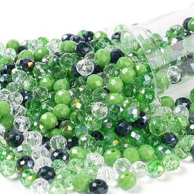 500Pcs 5 Colors Mixed Styles Glass Beads EGLA-LS0001-02-1