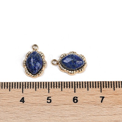 Natural Lapis Lazuli Oval Charms STAS-I325-144G-02-1