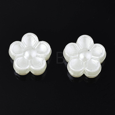 ABS Plastic Imitation Pearl Beads OACR-S020-14-1