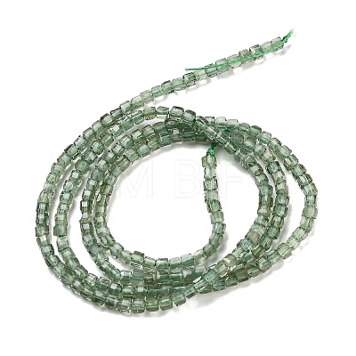 Natural Green Apatit Beads Strands G-H042-B12-01C-1